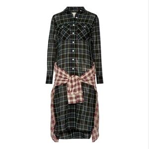 R13 Wool mid-length dress